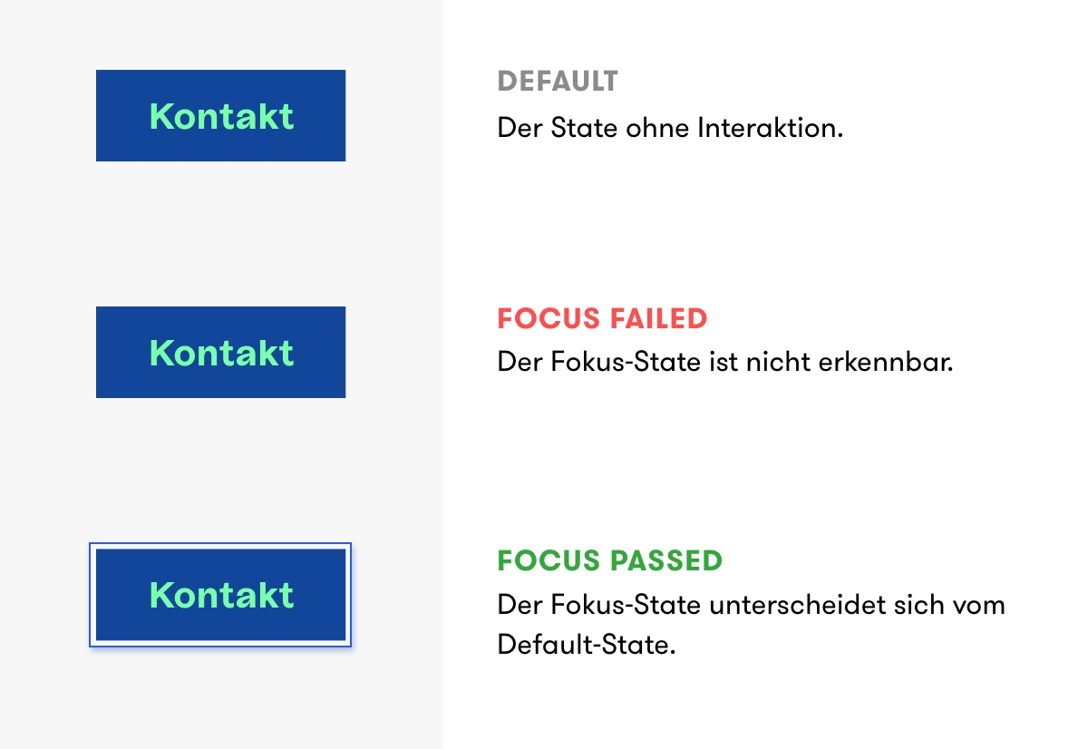 Fokus-States – Button